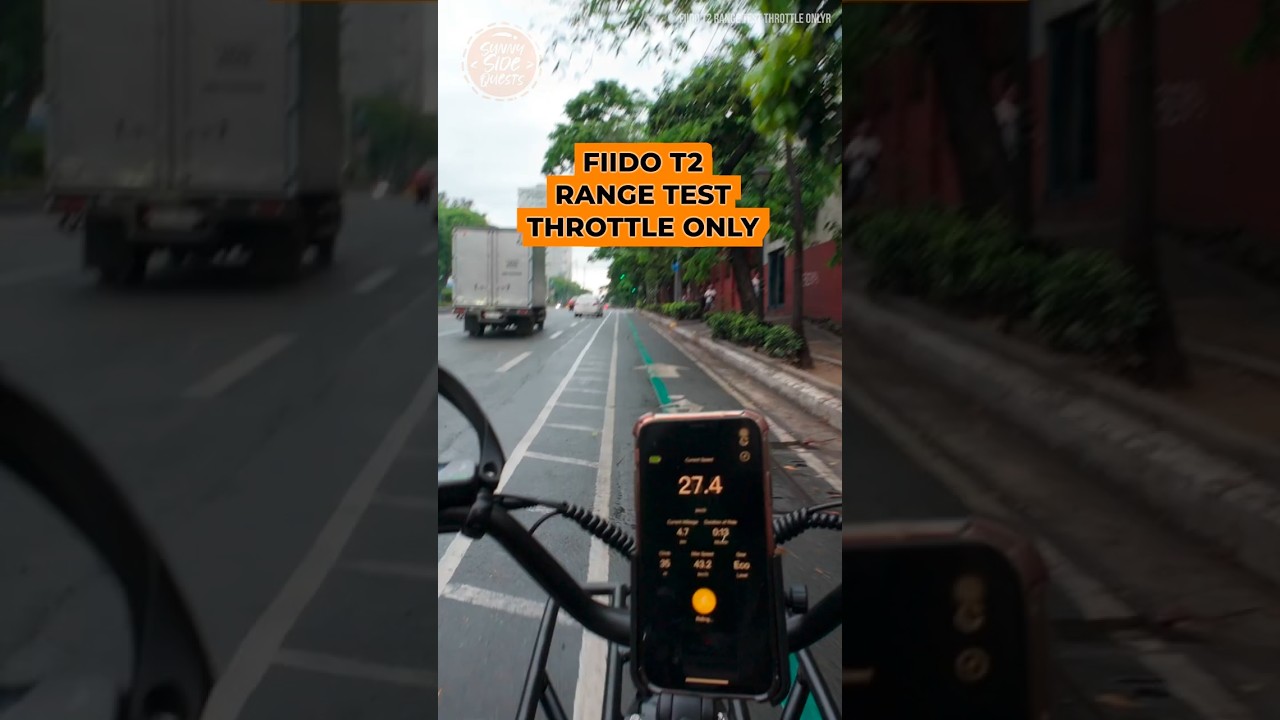 Fiido T2 Range Test Throttle only 