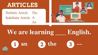 Articles Quiz | English Articles Test | Definite Article | Indefinite Article