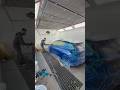 Repairing the unrepairable 😱 - blue metallic ford desert island blue 🌴 #autobody #carpainting