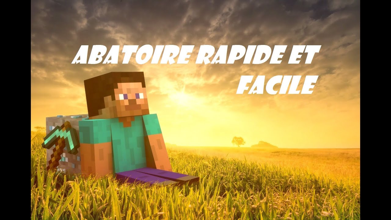 [TUTO]Minecraft comment faire un abattoir rapidement et facilement