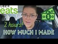 How much I made in 2 hours as an UBER EATS Driver (plus full week earnings)