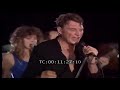 Johnny  chante "Aimer vivre"en répétition (03.09.1987)