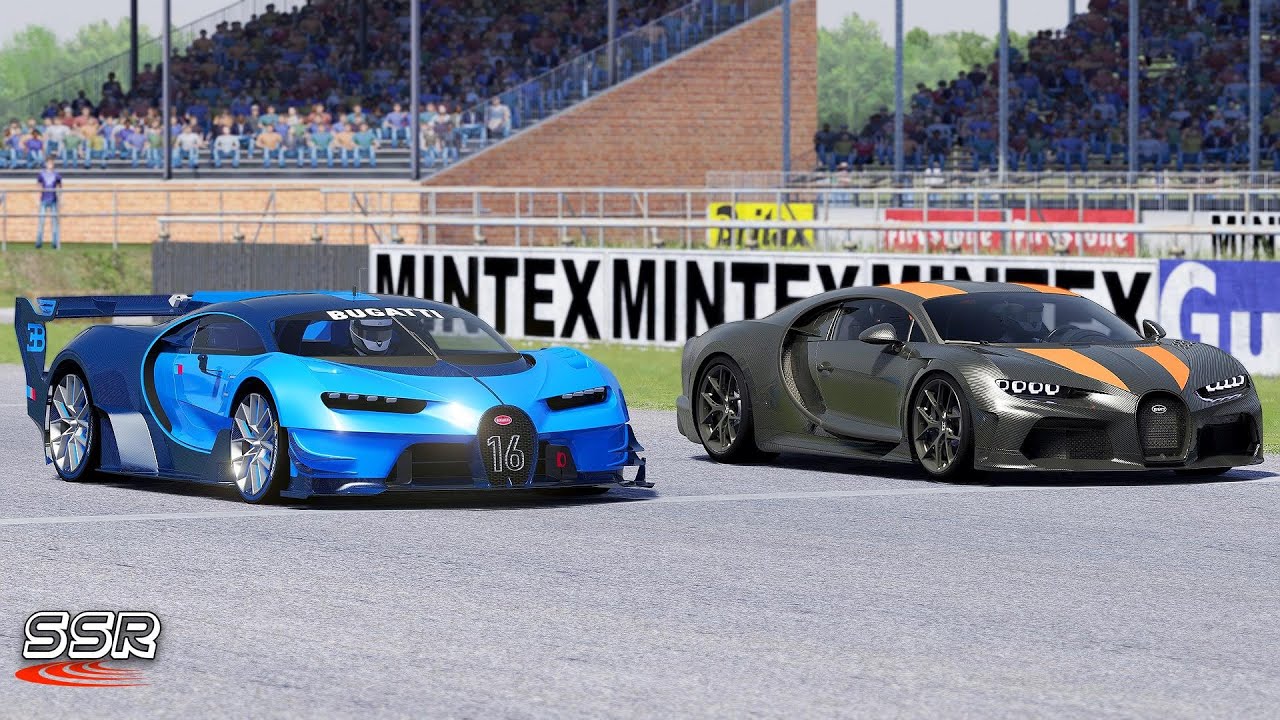 Bugatti Chiron Super Sport 300+ vs Bugatti Vision GT - Silverstone