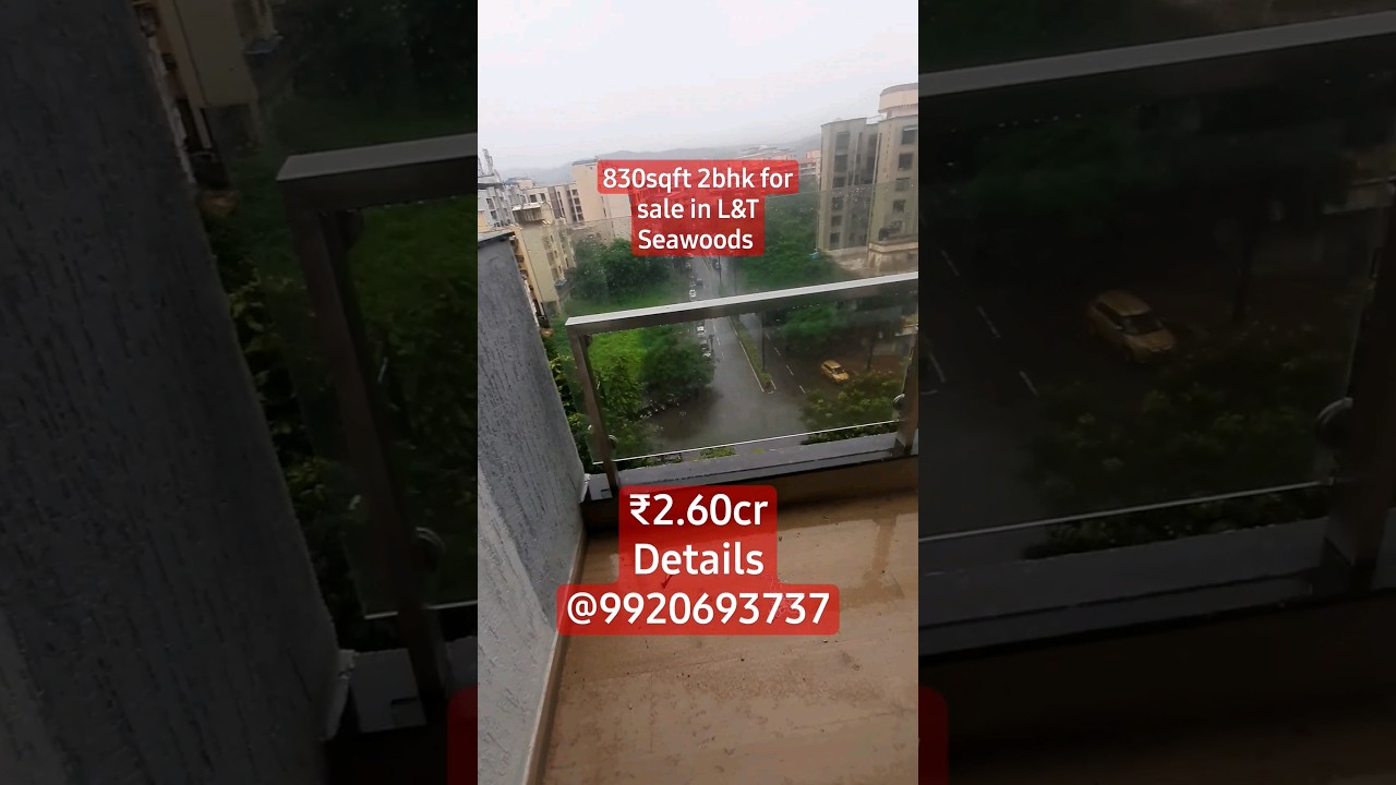 2bhk sale in L&T Seawoods ! 