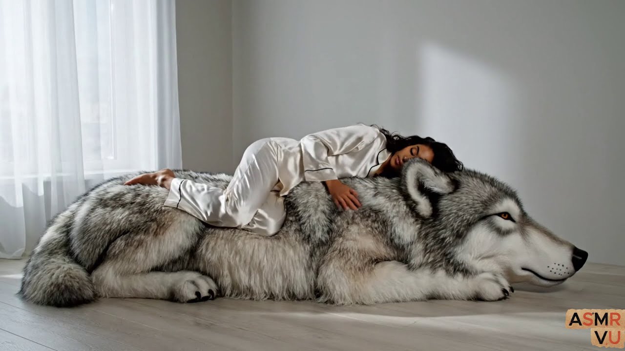 ASMR Girl Sleeping on Animal Beds 🐼🦊 Magical Relaxing Dream World | curiosity-driven | Satisfying