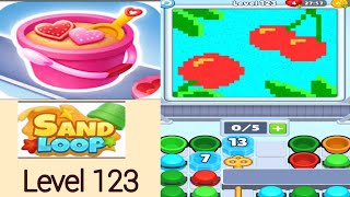 Sand loop level 123 apple on tree walkthrough solution 