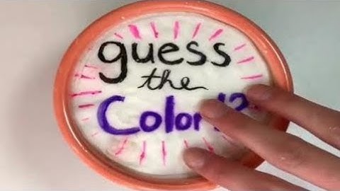 ICEBERG SLIME *GUESS THE COLOR EDITION* - Most Satisfying Slime ASMR Video Compilation !!