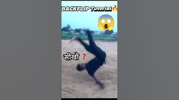 😱 Back jump kaise sikhe ? | Back Handspring Tutorial Sirf 2minute #backhandspringtutorial​​ #shorts​