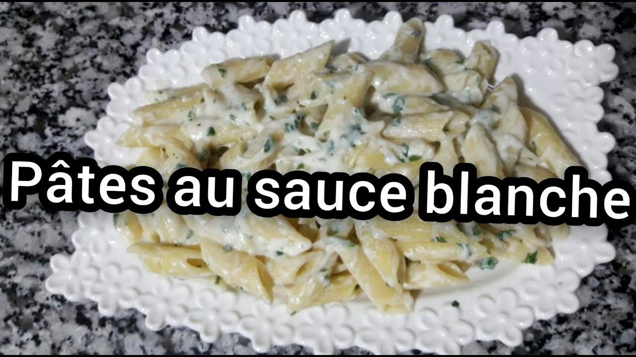 pâtes au sauce blanche .. معجنات بالصلصة بيضاء YouTube