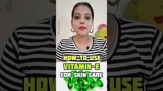 ?VITAMIN-E For Hair & Skin Care | How To Use Vitamin E Capsule| Hindi Tips shorts tips