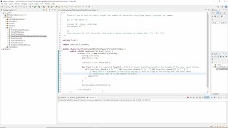 Java Lab: Count Input Length Without Spaces, Periods, or Commas