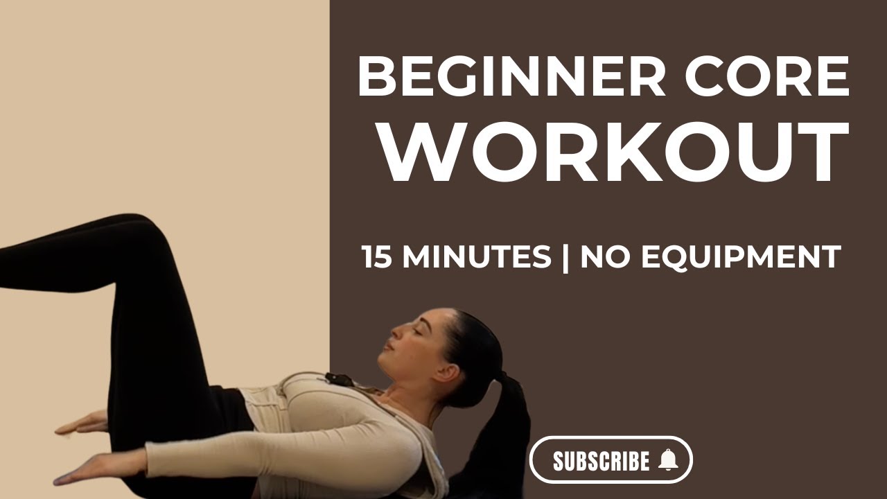 15 Minute CORE Workout for Beginners | No Equipment (Pilates-Based) | Pelvic Floor Friendly