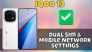 IQOO 13 Dual Sim & Mobile Network settings || How to set dual sim and network settings #iqoo13