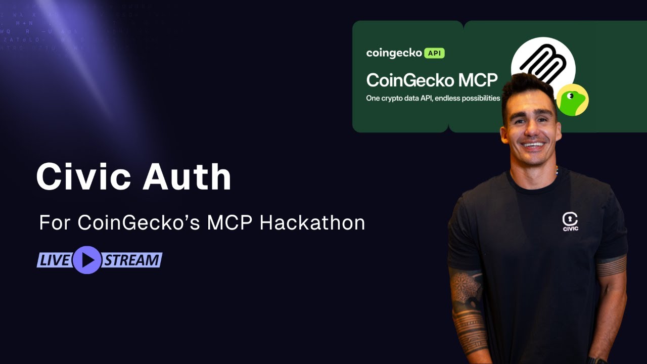Ship It Live: Civic Auth for CoinGecko’s MCP Hackathon