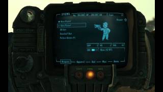How to repair a weapon in Fallout 3 (XboX 360) [HD]