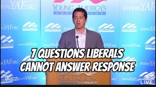 Response | 7 Questions Liberals Can’t Answer | @TheCounselofTrent