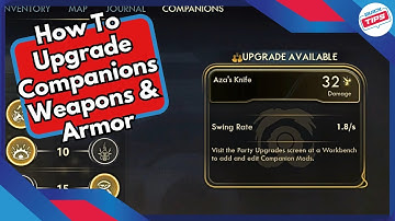 How To Upgrade Companions Weapons & Armor in The Outer Worlds 2