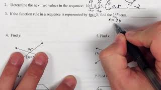 2017U3 #3 Deductive Reasoning with Function Rules