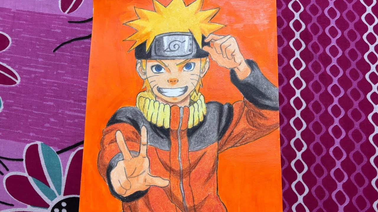 Naruto drawing,anime character drawing,naruto colouring,step by step. 