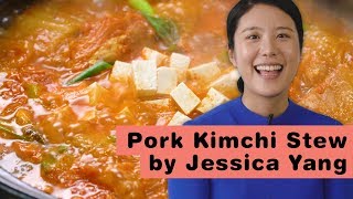Pork Kimchi Stew / 돼지 목살 김치찌개 - YouTube