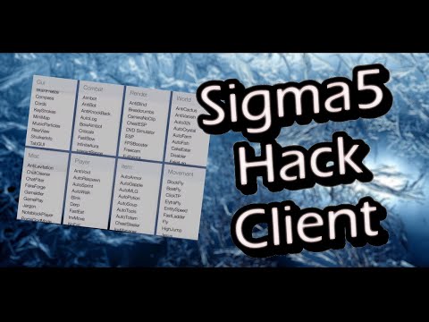 Sigma5 - Free Minecraft Hackclient [1.8-1.16]