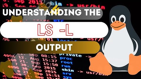 Linux: Understanding the output of the ls -l Linux command