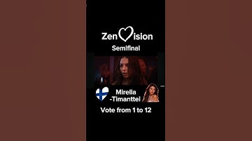 Thumbnail of Mirella, Timanttei FINLAND 🇫🇮  Zenvision semifinal #song #zenvision #eurovision #music #mirella #esc