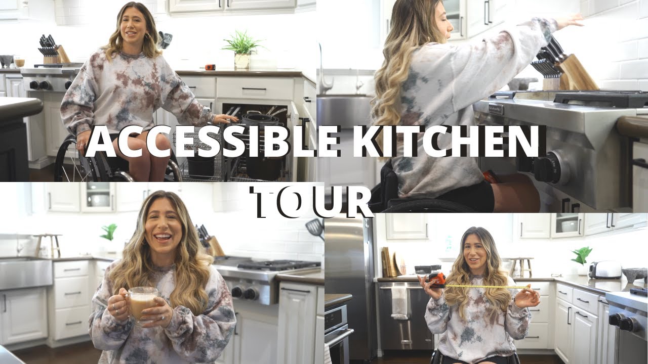 WHEELCHAIR ACCESSIBLE KITCHEN TOUR - YouTube