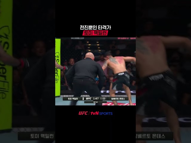 전진뿐인 타격가 토미 맥밀런 #UFC