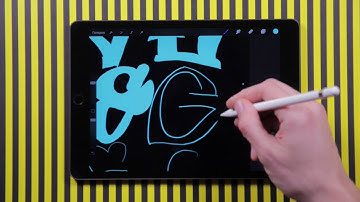 Graffiti ABC / Many types of G / Procreate Ipad / tutorial