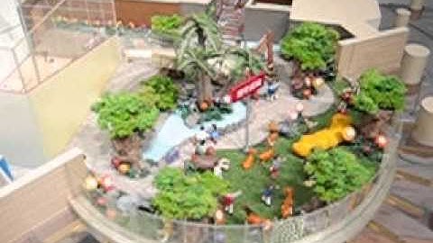 K&A Models - Architectural Model - Club House Interior Model Dynamic Effect