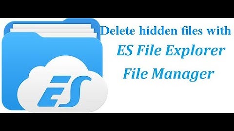 How to delete hidden files on android devices