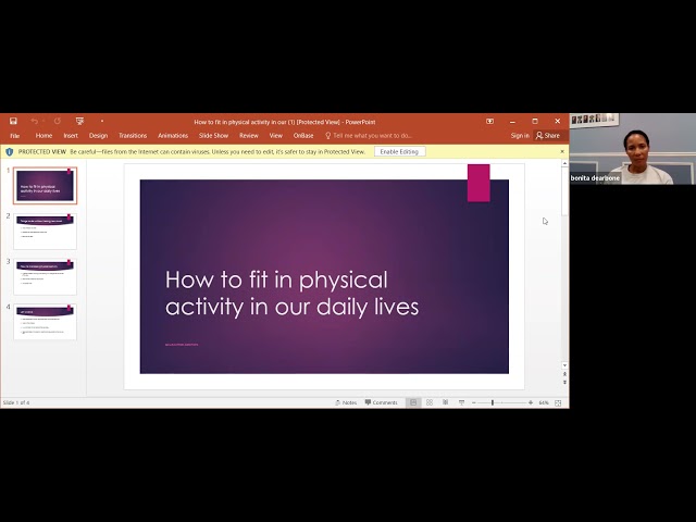 Wellness Wednesday: 10/6/ 21 - Physical Activity Planning
