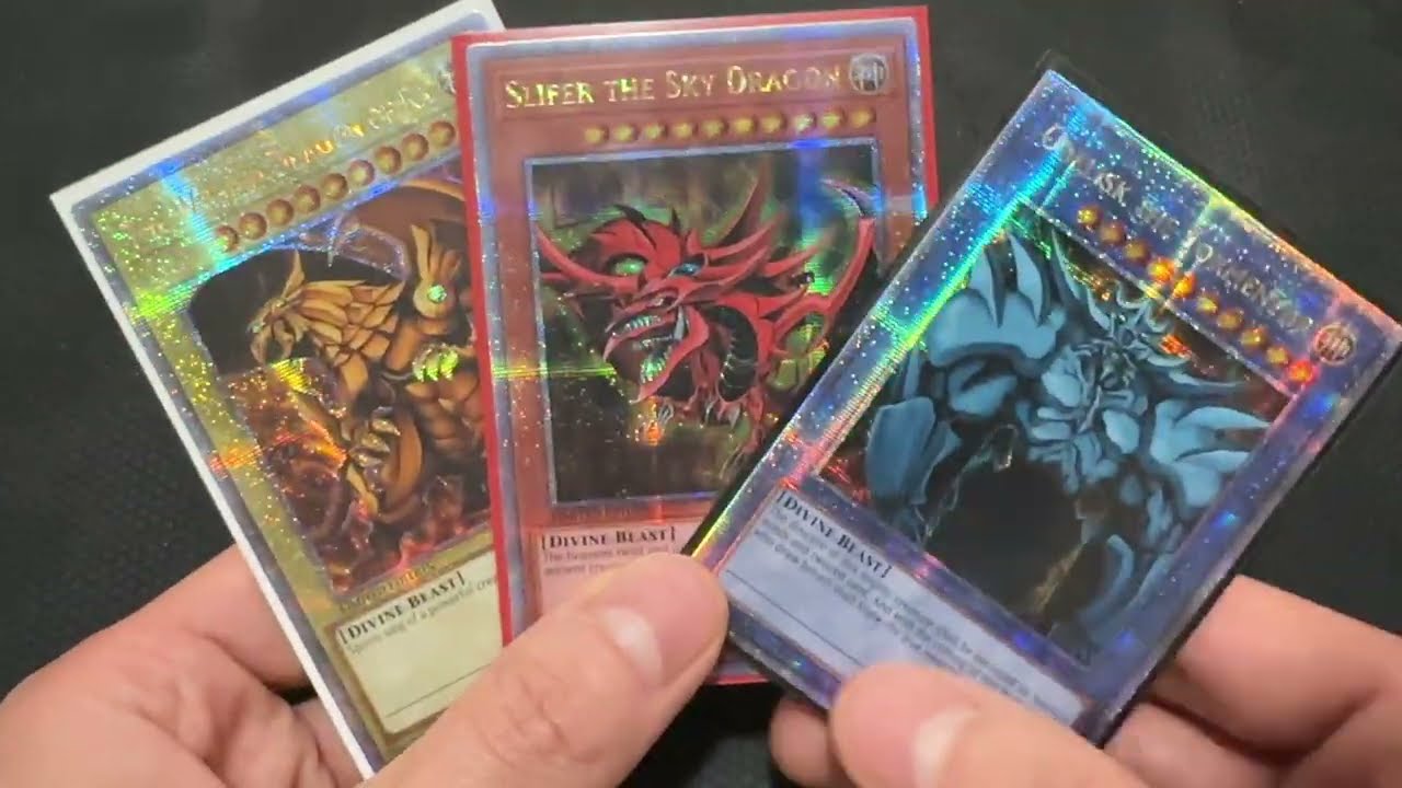 egyptian god cards secret rare Amazon.com: YUGIOH: OBELISK SLIFER RA - ULTRA RARE HOLO NM - EGYPTIAN GOD  CARDS main image 1