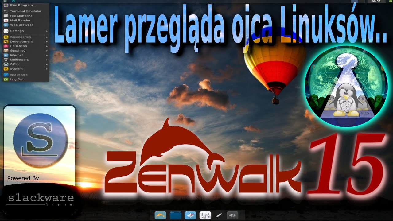 Zenwalk 15 XFCE - Baza Slackware - Lamer instaluje i przegląda ojca ...