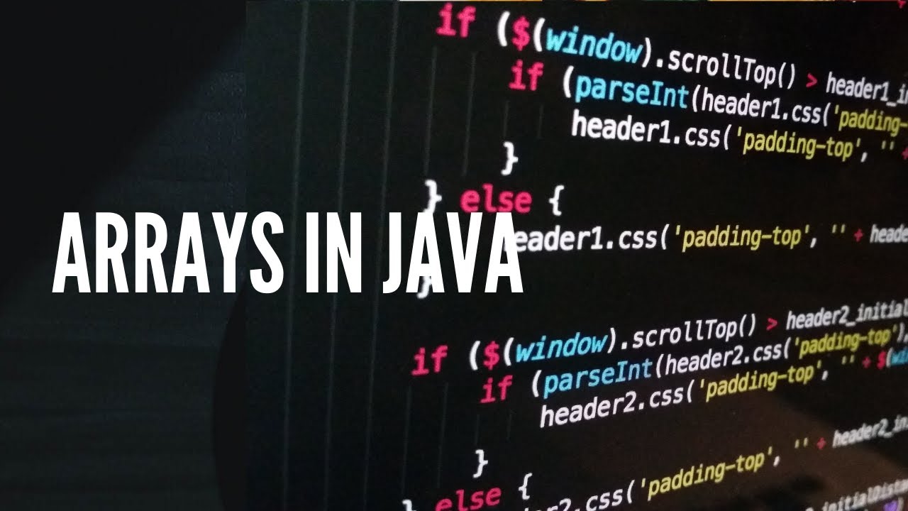 JAVA PROGRAMMING 5: ARRAYS and MULTIDIMENSIONAL ARRAYS with EXAMPLES ...