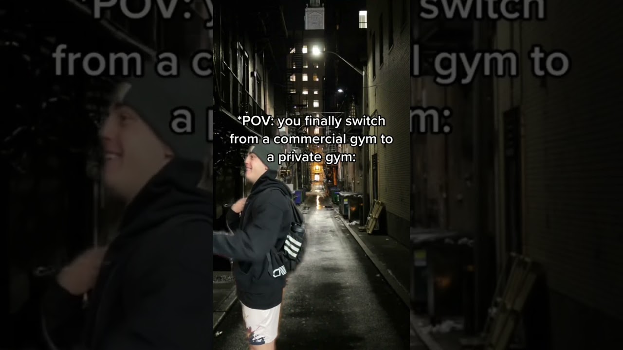 Pov: You switch from a commercial gym to a private gym