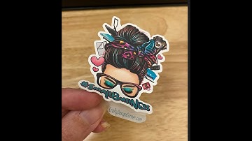 Creating Easy Peel Stickers with Starcraft Solo Create Software, die cut sticker making