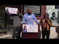 Georgia runoff grassroots orgs news conference in support of rev raphael warnock