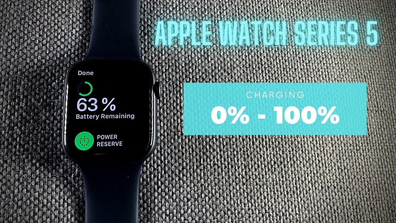 How Long Does It Take To Charge Apple Watch 5