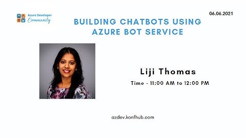 Building Chatbots using Azure Bot Service