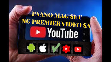 Paano mag set ng premiere video sa youtube gamit ang IOS | TUTORIAL