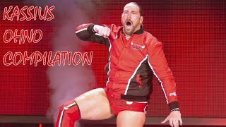[WWE] Kassius Ohno-Cyclone Kick & Elbow Strike (Variations) Compilation