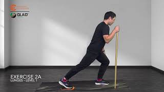 GLA:D® Exercise 2A Lunges   Level 1