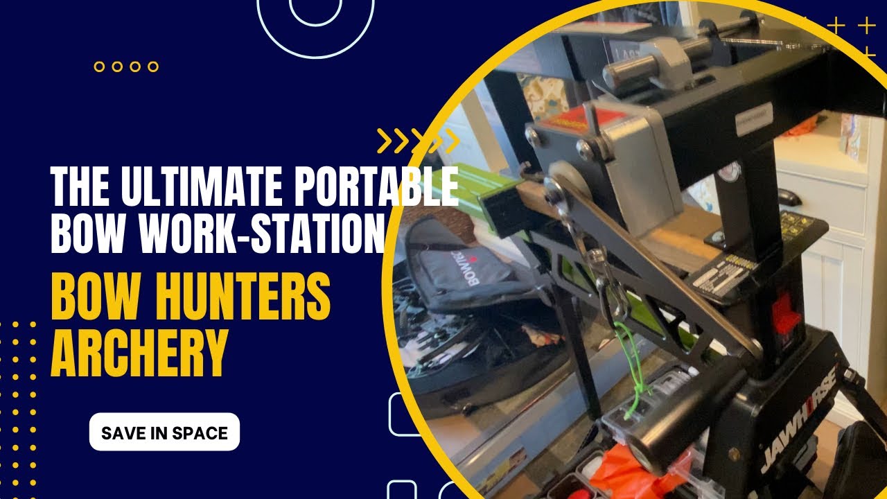 Ultimate portable Bow press and Draw board workstation DIY Archers and