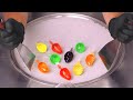 Fruit Splash - Ice Cream Rolls | oddly satisfying ASMR