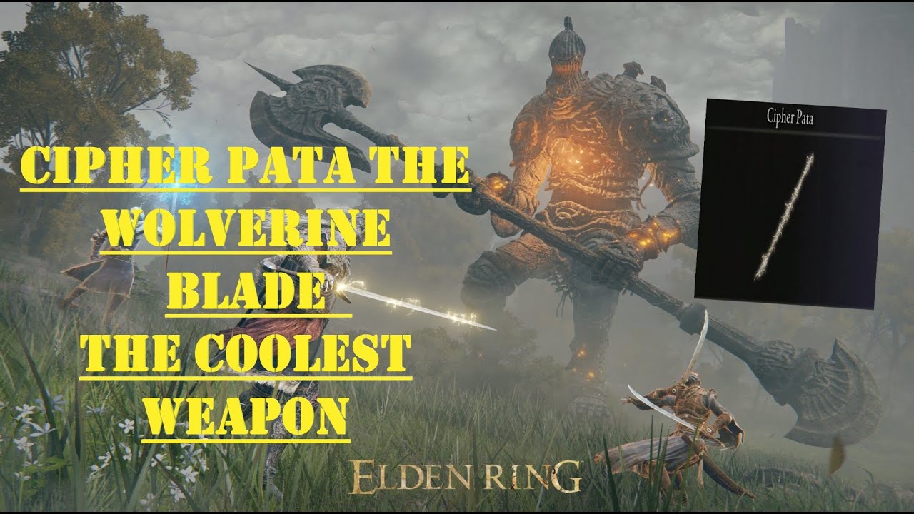 ELDEN RING HOW TO FIND THE CIPHER PATA THE UNBLOCABLE SWORD YouTube