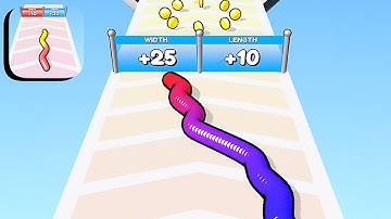 Gummy Worm Go! ​- All Levels Gameplay Android,ios (Part 20)