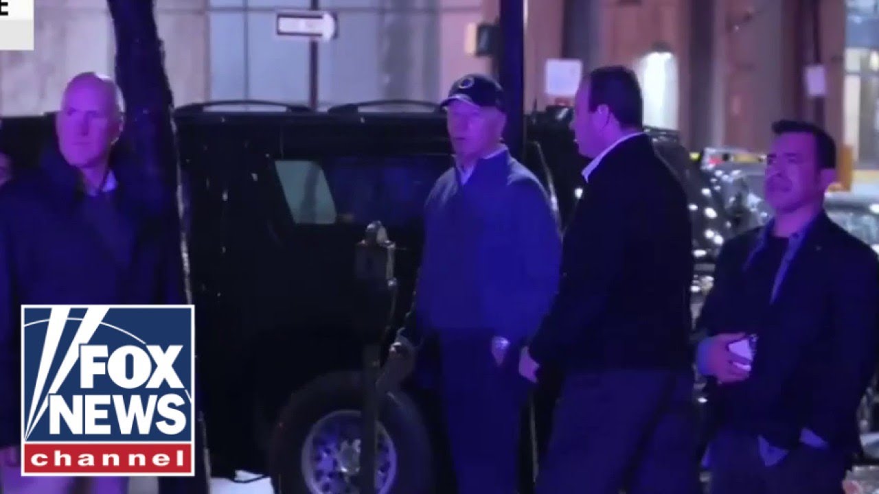 Biden 'froze' after car plows into his motorcade