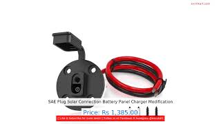 SAE Plug Solar Connection Battery Panel Charger Modification